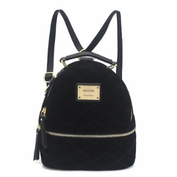 Nicole By Nicole Miller Suzie Velvet Backpack