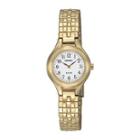 Seiko Womens Gold-tone Stainless Steel Solar Bracelet Watch Sup102