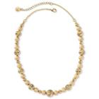 Monet Gold-tone Beaded Collar Necklace