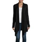 Alyx Long Sleeve Straight Neck Open Front Cardigan