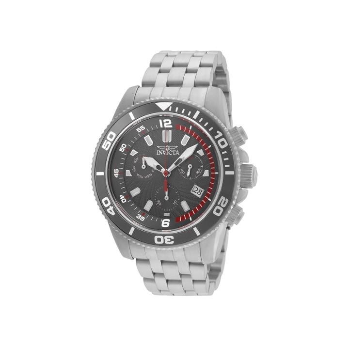 Invicta Pro Diver Unisex Silver Tone Strap Watch-24654