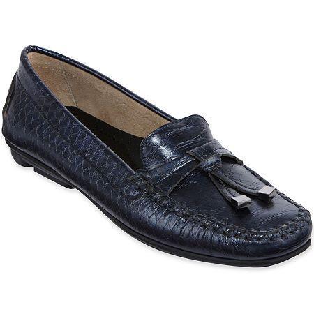 St. John's Bay Melissa Croco-embossed Loafers