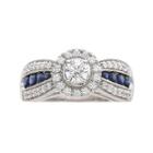 I Said Yes 5/8 Ct. T.w. Certified Diamond & Sapphire Ring