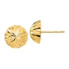 9.5mm Round Stud Earrings