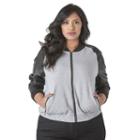 Poetic Justice French Terry Bomber Jacket - Plus