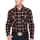 Ely Cattleman Long Sleeve Flannel Western Shirt