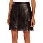 A.n.a Faux-leather Fringe Skirt