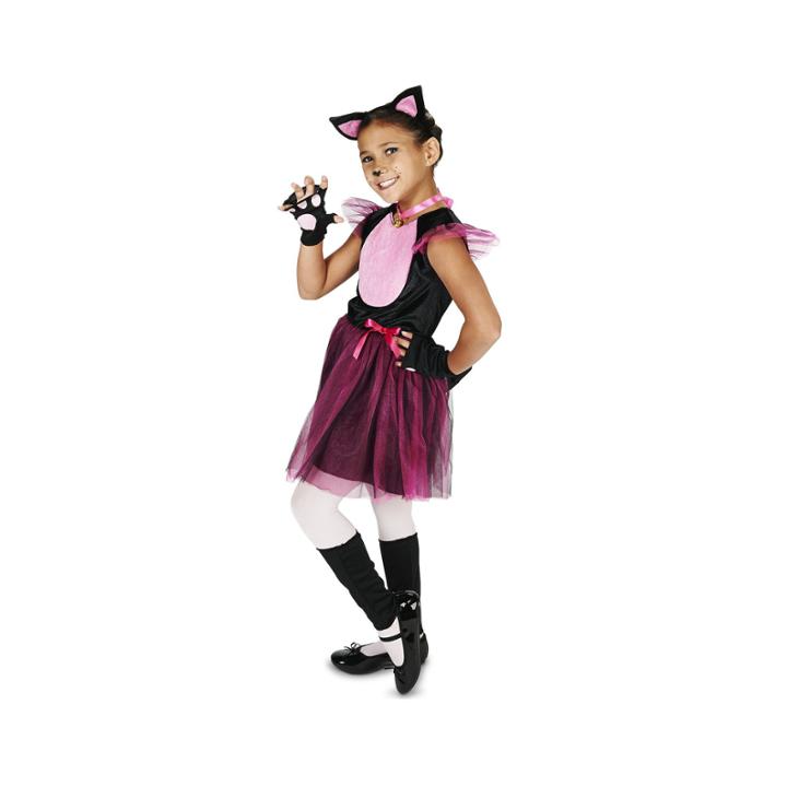 Black & Pink Cat Child Costume