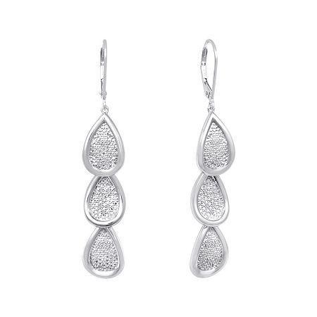 Diamond Addiction 1/10 Ct. T.w. Diamond Drop Earrings