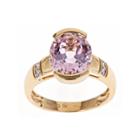 Limited Quantities! Diamond Accent Pink Tourmaline10k Gold Cocktail Ring