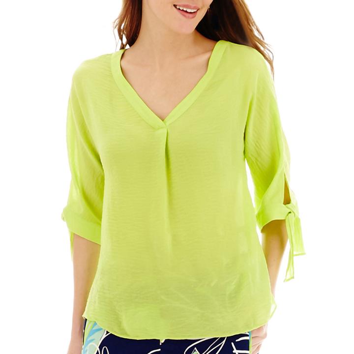 Stylus&trade; Boxy Blouse - Tall