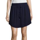 By & By Woven Skater Skirt-juniors