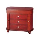 Walnut 3-drawer Jewelry Box