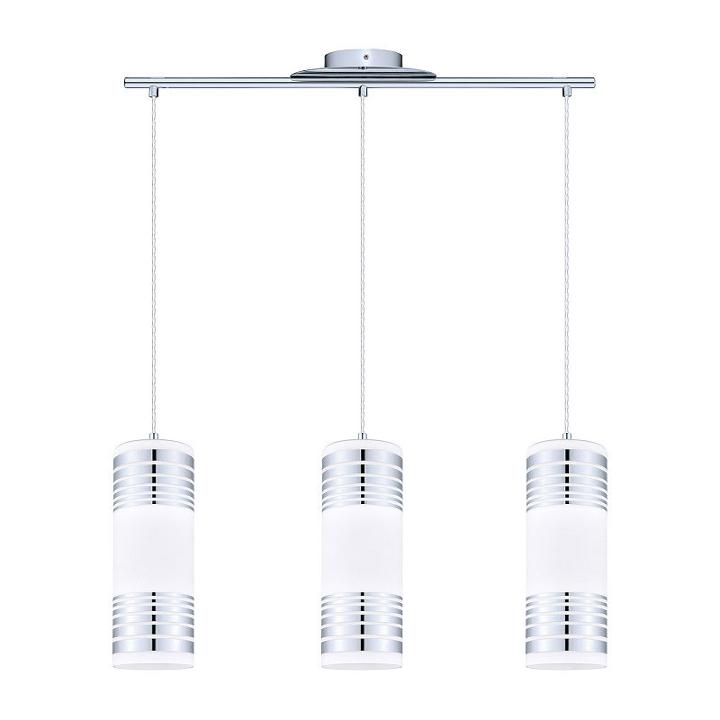 Eglo Bayman 3-light 28 Inch Chrome Island Trestlelight Ceiling Light