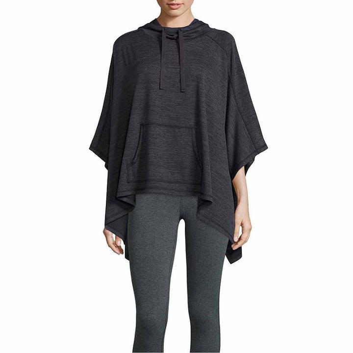 Xersion Sleeveless Hooded Neck Poncho - Tall