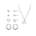 Sensitive Ears Womens 5-pc. Stainless Steel Jewelry Set