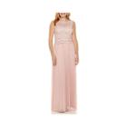 R & M Richards Sleeveless Lace Formal Gown - Petite