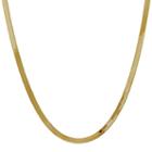 14k Gold Solid Herringbone 16 Inch Chain Necklace