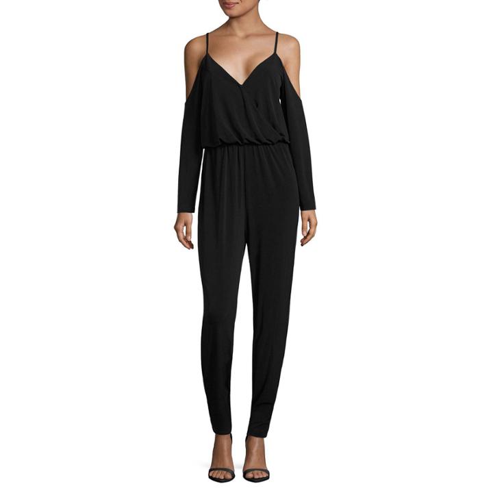 Nicole By Nicole Miller Long Sleeve Jumpsuit