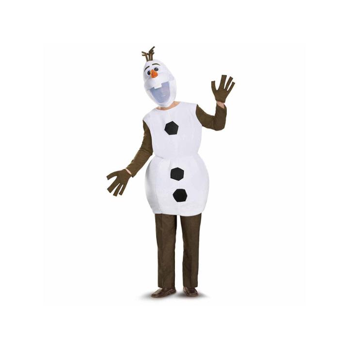 Deluxe Adult Olaf Frozen 3-pc. Dress Up Costume