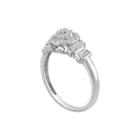 Diamond Blossom Womens 1/3 Ct. T.w. Genuine White Diamond 10k Gold Cluster Ring