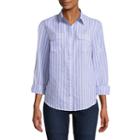 St. John's Bay Long Sleeve Classic Shirt - Tall