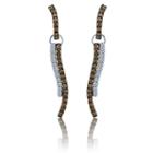 Grand Sample Sale By Le Vian Chocolatier Chocolate & Vanilla Diamonds Earrings In 14k Vanilla Gold
