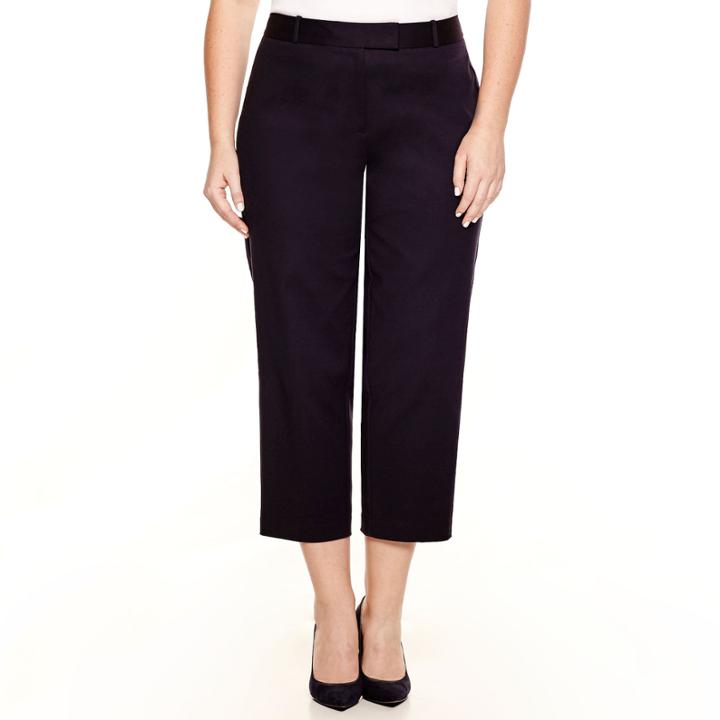 Liz Claiborne Emma Classic Fit Ankle Pants - Plus