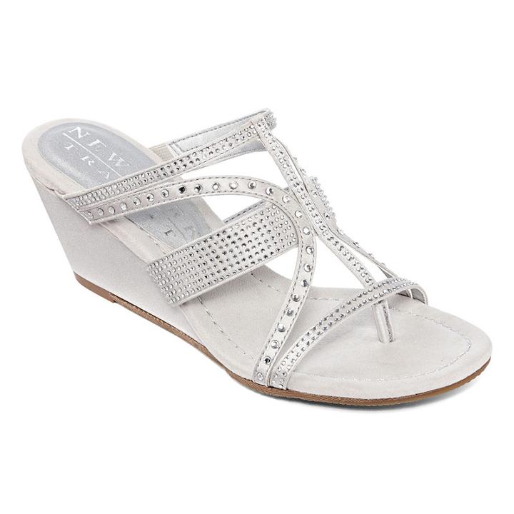 New York Transit Brightest Move Womens Wedge Sandals