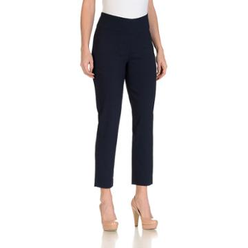 Larry Levine Slim Ankle Pant - Plus