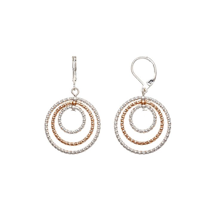Monet Two-tone Orbital Drop Earrings