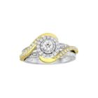 I Said Yes&trade; 5/8 Ct. T.w. Diamond 10k Two-tone Engagement Ring