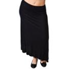 24/7 Comfort Apparel Women's Plus Size Maxi Skirt