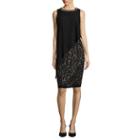 Scarlett Sleeveless Beaded Shift Dress-tall
