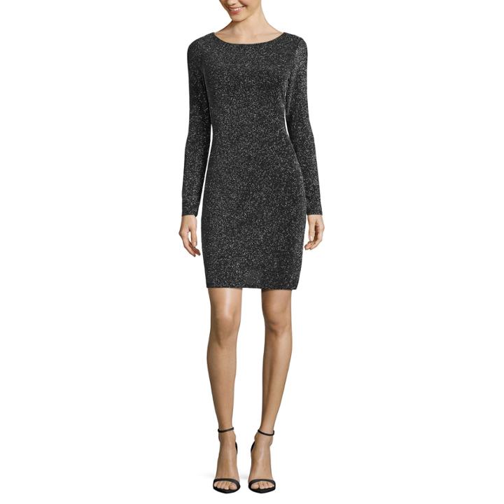 Blu Sage Long Sleeve Shift Dress