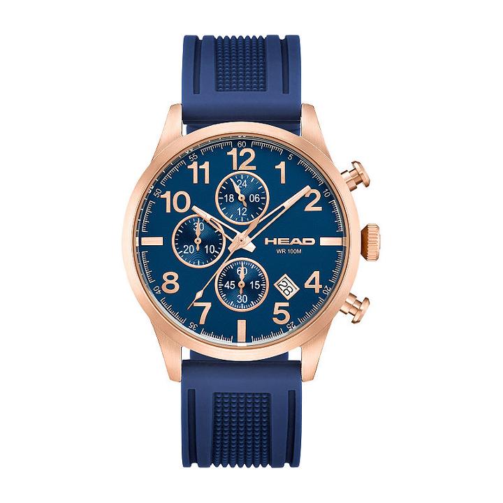 Head Unisex Blue Strap Watch-he-007-05