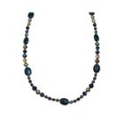 Mixit&trade; Blue Bead Gold-tone Necklace