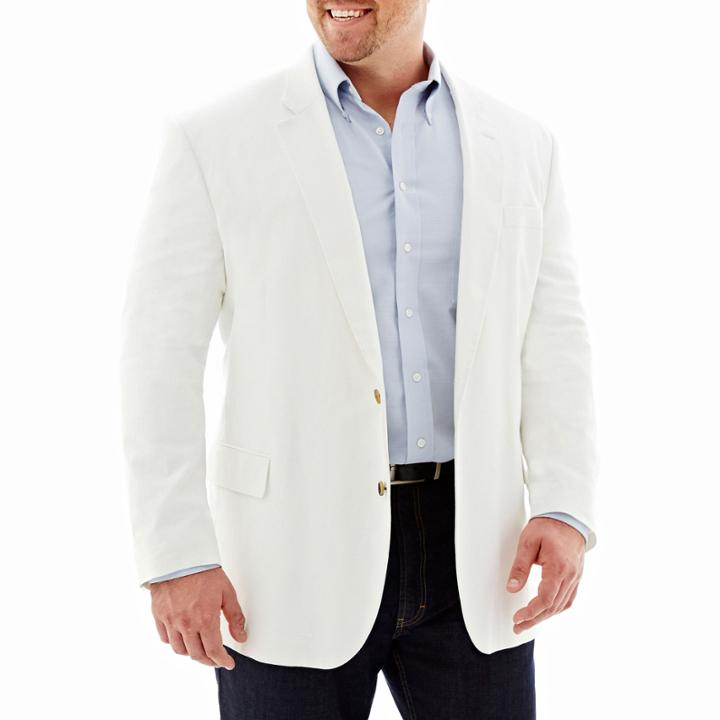 Stafford Linen-cotton Sport Coat - Portly