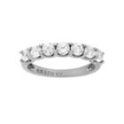 Womens 1 1/2 Ct. T.w. White Cubic Zirconia 10k Gold Band