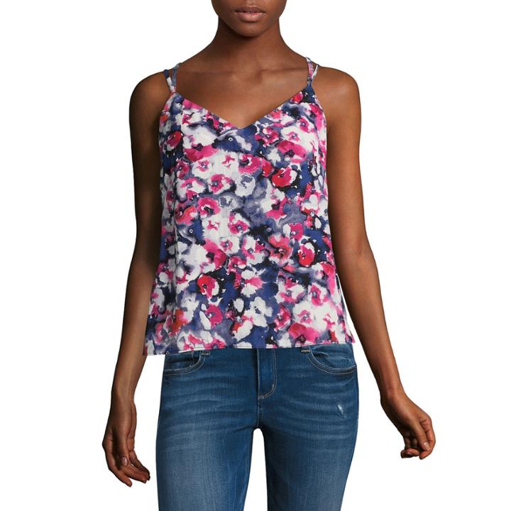 T.d.c Georgette Floral Cami Top