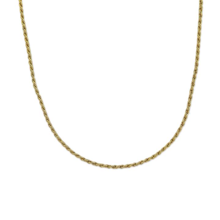 18k Gold Over Silver 16 Inch Chain Necklace