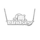 Disney Personalized Winnie The Pooh Name Necklace