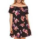 Decree Scuba Off-the-shoulder Top - Juniors Plus