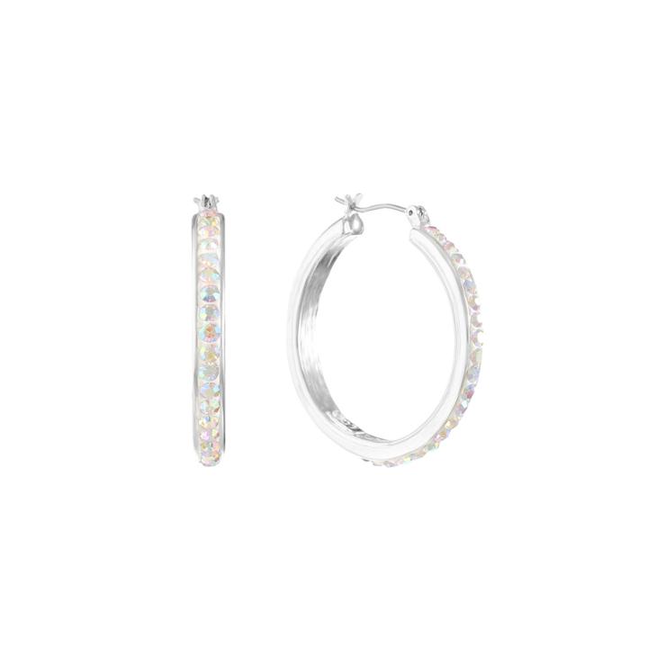 Liz Claiborne Clear Hoop Earrings