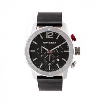 Breed Unisex Black Strap Watch-brd7202