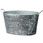 St. Croix Trading Kindwer Antiqued Vine Relief Oval Party Tub