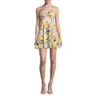 Speechless Sleeveless Floral A-line Dress-juniors