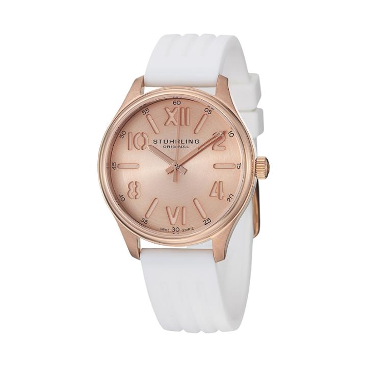 Stuhrling Womens White Strap Watch-sp14579