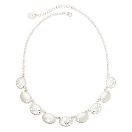 Liz Claiborne Silver-tone Collar Necklace