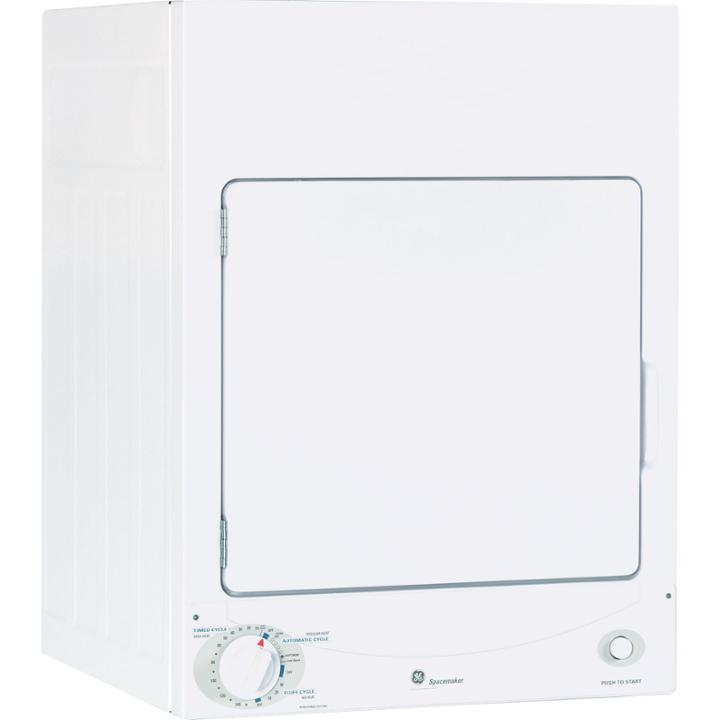 Ge Spacemaker 120v 3.6 Cu. Ft. Stationary Electric Dryer - Dsks333ecww